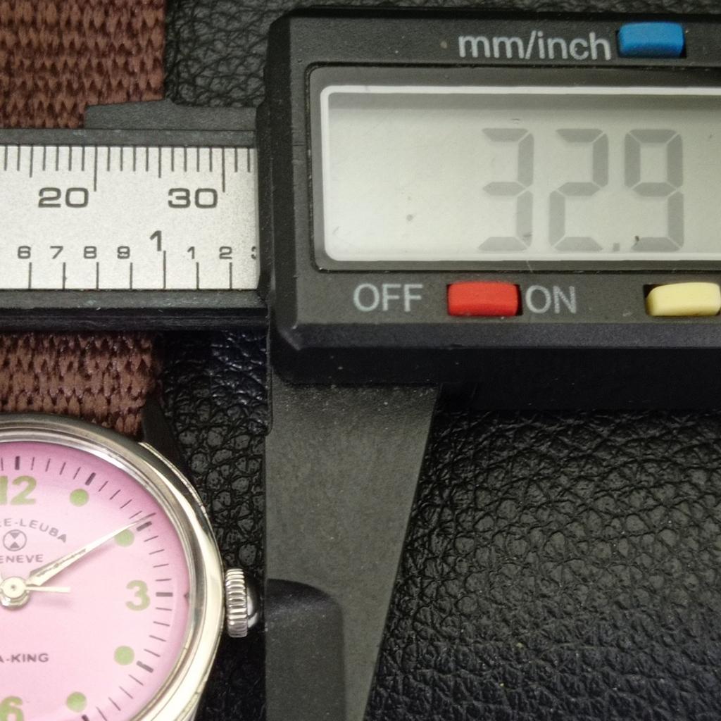 HAND-WINDING VINTAGE FAVRE LEUBA 101 SEA KING SWISS MENS PURPLE WATCH A702002-5 R208-a702002