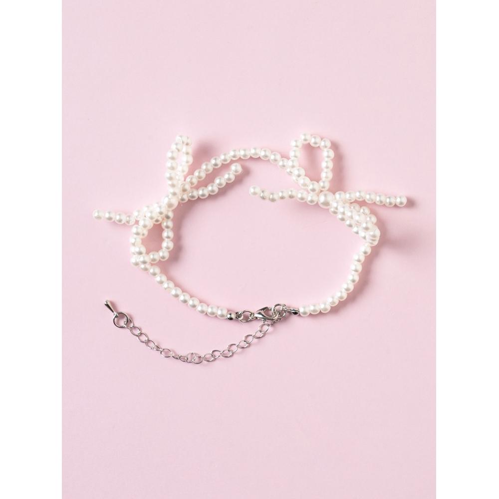 Daiso Ballet Core Pearl Beads Bracelet