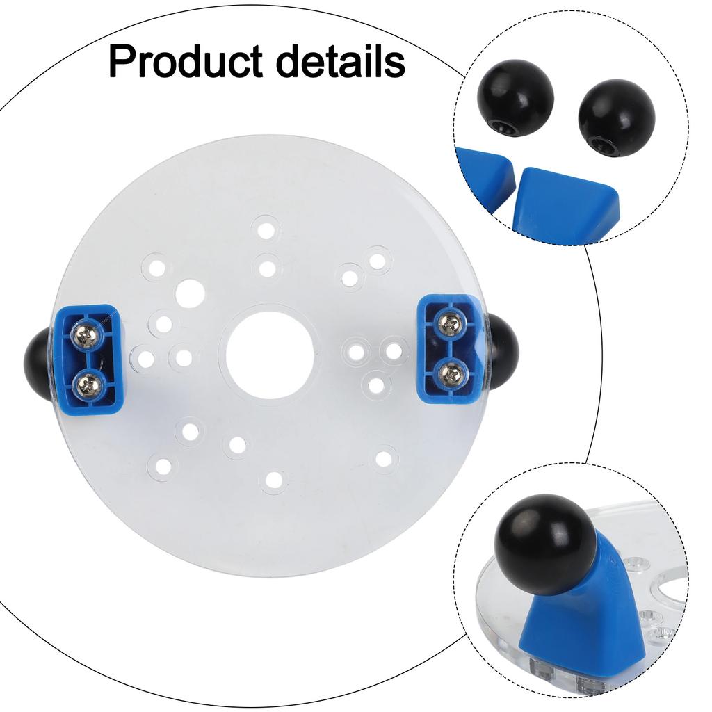Milling Base Designed To Fit Most Trim Routers Seamlessly and Securely