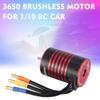 GTSKYTENRC 3650 Brushless Motor 3100KV Waterproof Motor for 1/10 RC Car Truck