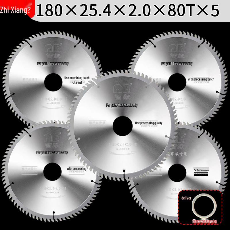 Woodworking Alloy Saw Blade 4-7 Inch, Paint-Free, Anti-Nail for Marble and Circular Saws