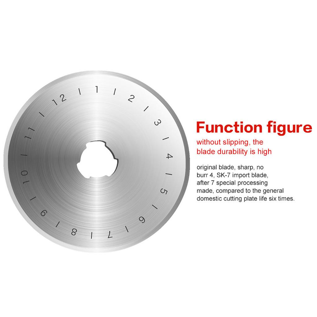 10pcs New 45mm Rotary Cutters Refill Blades Sewing Quilting Fits Olfa Fiskars