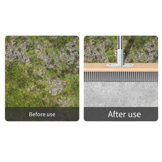 Podlahový kartáč Nerezové štětiny Kartáč na čištění terasových betonových kamenných povrchů Univerzální venkovní drhnoucí kartáč