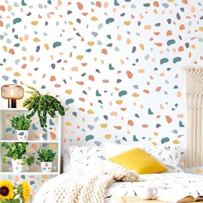 Colorful Irregular Stone Wall Stickers Modern Living Room Bedroom Wall Decoration Background Wall PVC Self-adhesive Wall Stickers