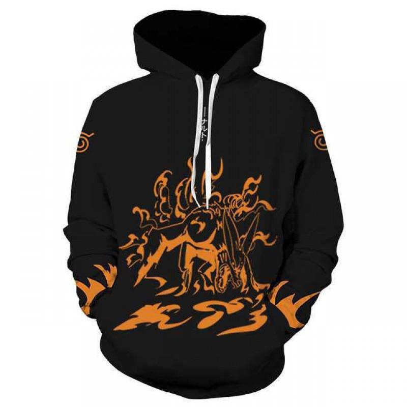 Anime Naruto Series 3D Printed Hooded Sweatshirt Young Men
