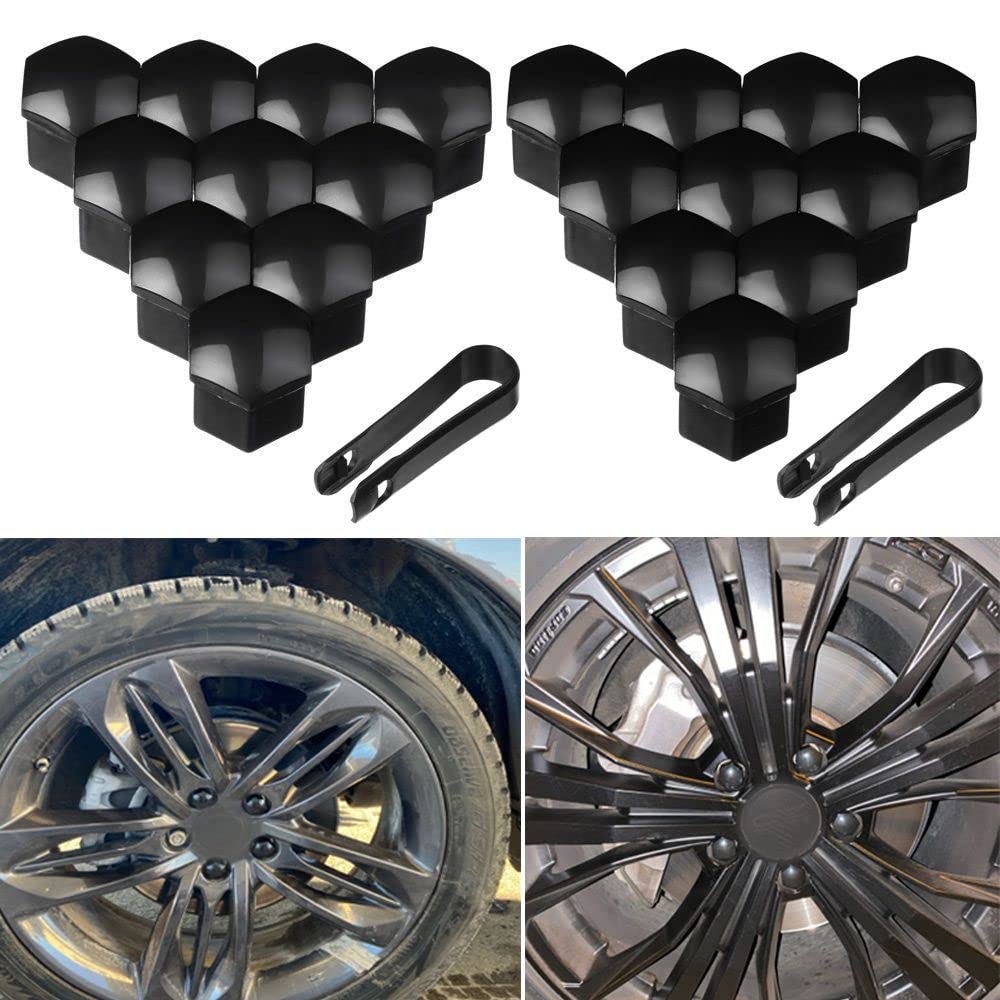 20pcs 19mm Wheel Nut Bolt Head Cover Cap Protective Bolt