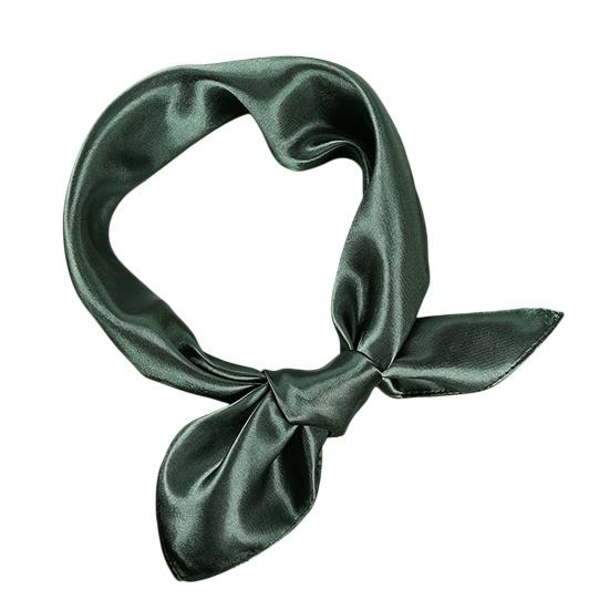 Silk Scarf Soft Breathable Smooth Satin Square Scarf Sun Protection Headscarf Headband Neck Wrap Lightweight Fashion Accessory