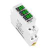 TOMZN DIN Rail 18mm Apmere Meter AC 100A 220V 380V Three Phase Modular Ammeter Indicator LED Digital Display Detector Witch CT