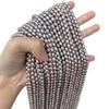 Parıldayan Mor Gözyaşı Tatlı Su İnci Kolye 4-5mm, Yarı Bitmiş, Küçük Kusurlar, Kendin Yap Malzemeleri