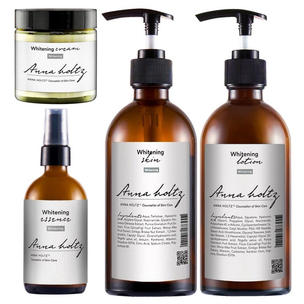 Annaholz Whitening 4-Piece Skincare Set (Toner, Lotion, Essence, Cream)