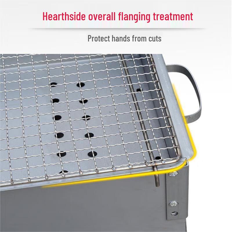 Jingyu 1.2m Thickened Stainless Steel Charcoal BBQ Grill