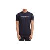 Emporio Armani Logo Letter Print Round Neck Short Sleeve T-Shirt Men Tops Navy-Blue 8N1T61-1J00Z-0922