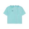 Li-Ning Pure Color Embroidered Small Logo Crew Neck Short Sleeve T-Shirt Men Tops Eggshell-Blue AHSS325-5