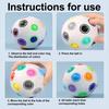 Cube Toy Stress Relief Puzzle Ball Rainbow Color Matching Cube Toy Develops Concentration Logical Thinking Intelligence Puzzle Toy