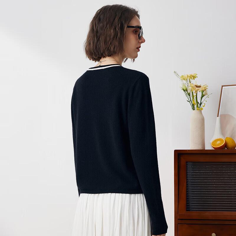 Komborca Women's Bow-Accent Cashmere Sweater