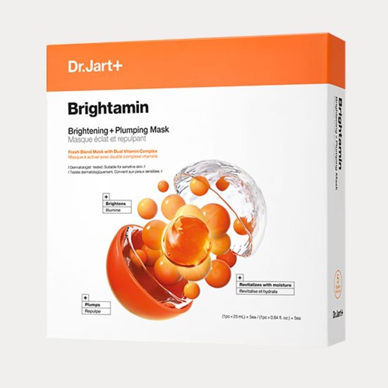 [Dr. Jart] Brightamin Brightening Plumping Mask 5 sheets