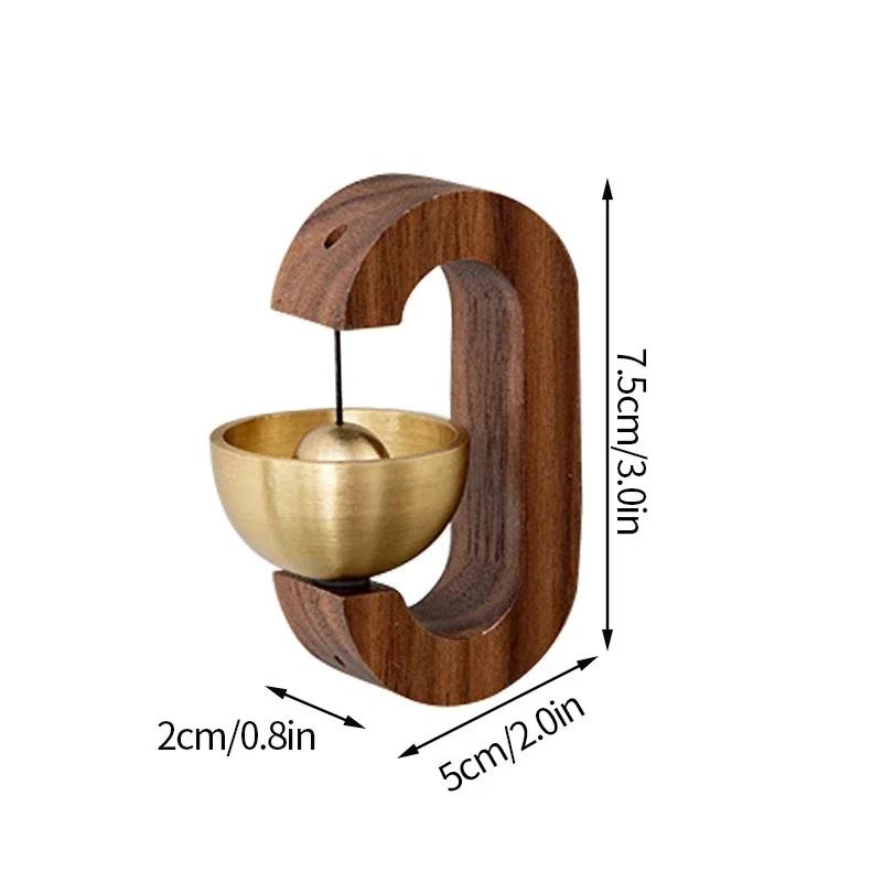 Wooden Door Bell Japanese Wind Chimes Bird Door Bell Wireless Doorbell for Home Entrance Reminder Wind Bells Vintage Decor