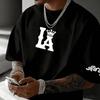 LA Crown Logo T-Shirt,Soft Breathable & Fade-Resistant, Classic Fit for Daily Casual Wear