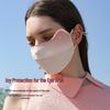Summer Ice Silk Gradient Sunscreen Mask - UV Protection, Breathable Eye Cover for Men & Women