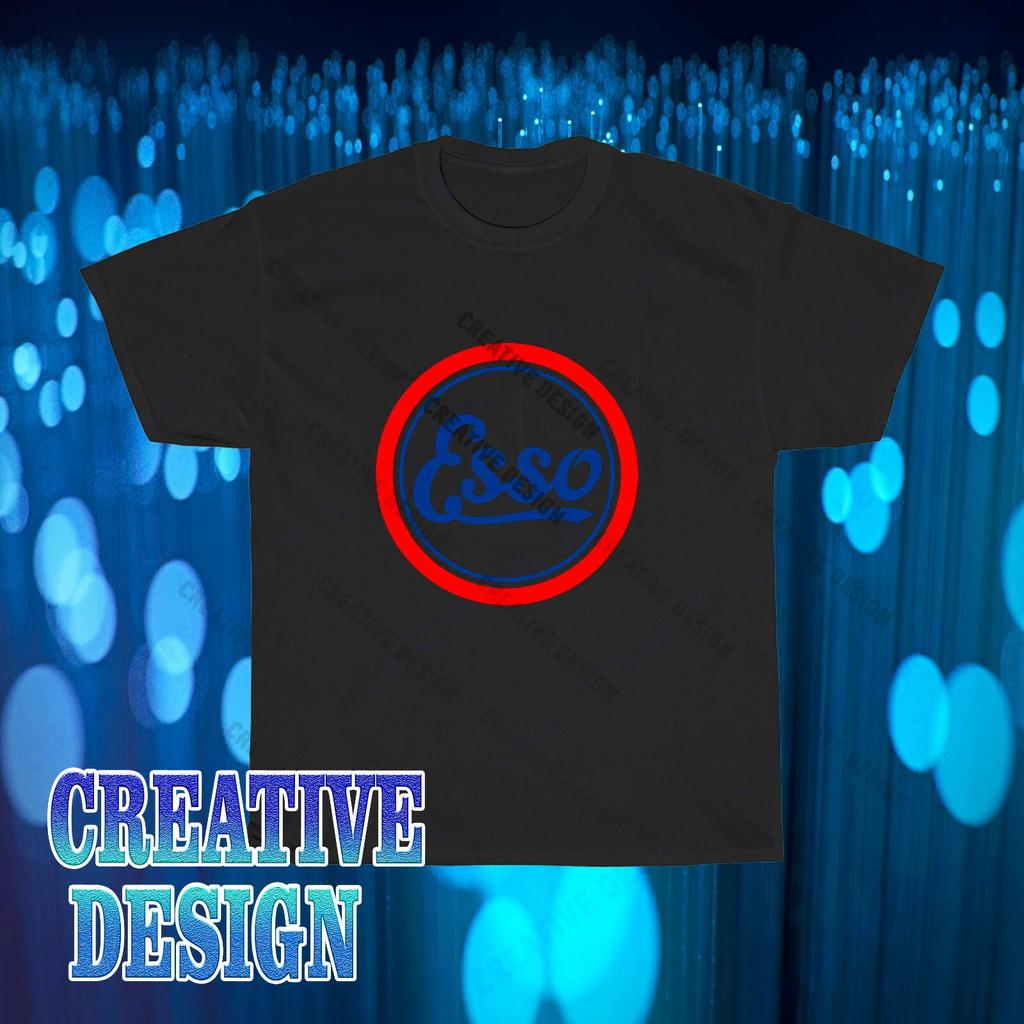 Brand New Esso Oil Logo T-Shirt Funny Size S to 5XL