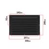 Copertura Griglia Sfiato Aria 100-400 cm Coperture Griglia Sfiato in Alluminio Griglia Quadrata Uscita Aria Muro Esterno Griglia di Ventilazione Cucina Bagno