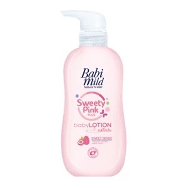 

400 мл Babi Mild Ultra Mild SWEETY PINK PLUS Дитячий крем/лосьйон м’який і гладкий 400ml рожевий