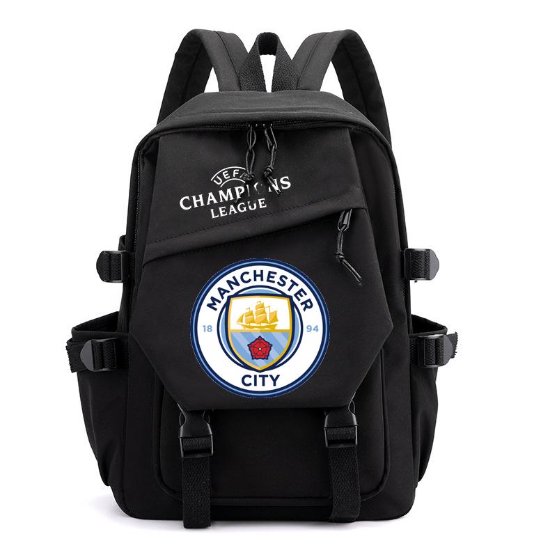 Fotbalový batoh Ligy mistrů: Real Madrid, Barcelona, PSG, Manchester City, Manchester United