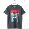 Jaws Vintage Movie Poster Attack Swimmer Men's T Shirt Shark Spielberg Ocean