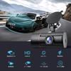 LAMONKE Drive 3 Inch Car Front and Rear 1080P Full Ultra Wide Infrared Night Vision Loop Motion Parking Monitoring LED Traffic Light Emergency Image