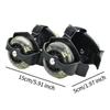Heel Wheels Sturdy Flashing Roller Shoes Heavy Duty Shine Roller Skating 1 Size Fits Most Adjustable for Boys Kids Girls Child