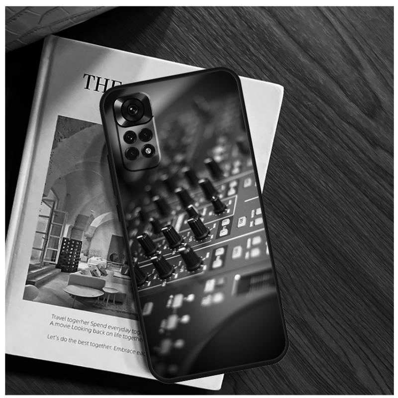Music DJ Controller Mixer Case For Xiaomi Redmi Note 14 9 10 11 12 13 Pro 11S 12S Cover For Redmi 15 C 14C 12C 10C 13C