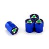 TWXBP1 Clover Wheel Tire Valve Caps For Alfa Romeo Brera Giulia Giulietta MITO Sportiva STELVIO 147 156 159