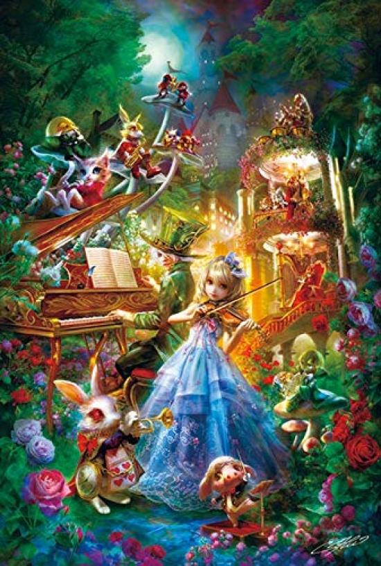 APPLEONE 300-343 Alice Symphony SHU 300-Piece Jigsaw Puzzle (38 x 26 cm) Made in Japan