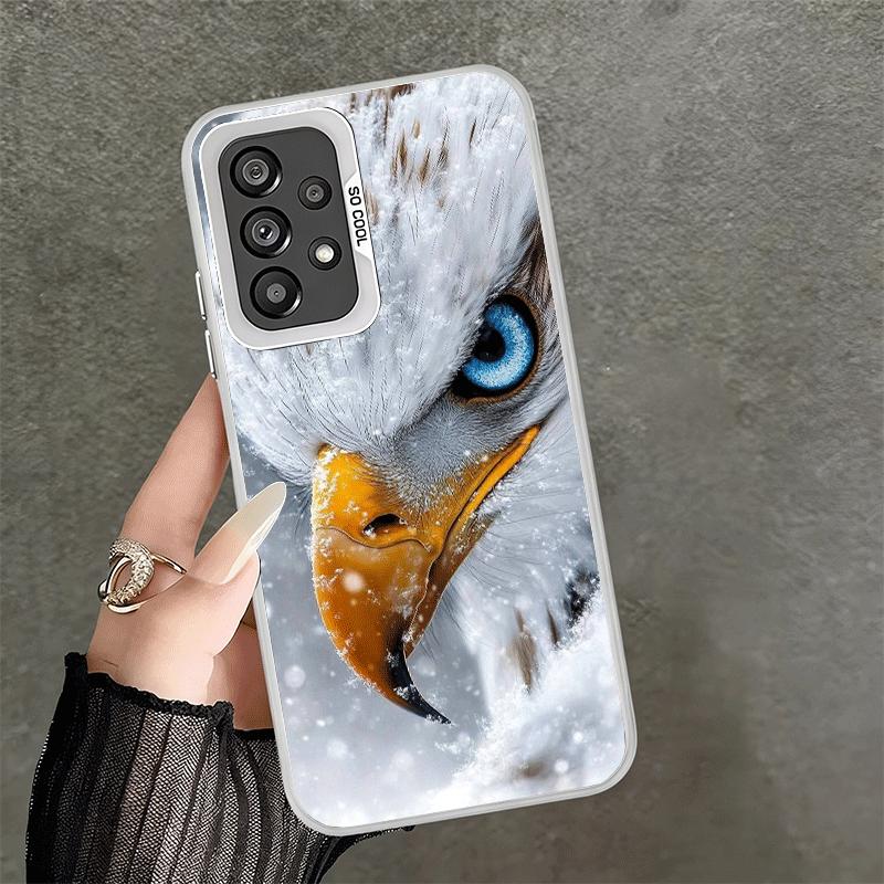 Cooler stoßfester Bald Eagle Handyhülle für Samsung A17 A16 A15 A14 A37 A57 A36 A56 A26 A35 A55 A25 A34 A54 A24 A13 A23 A33 A53 A0