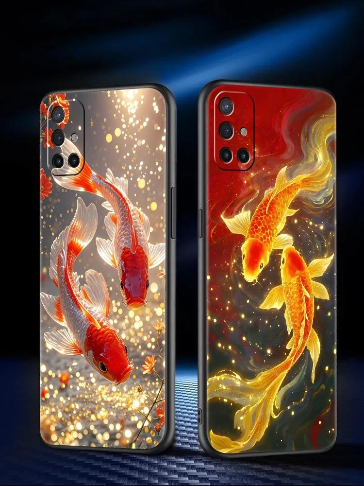 Goldfish Swimming Phone Case For Oneplus 13R 13 12R 11 10T 10R Nord N100 N200 N10 10 9 9R 9RT CE 3 2 Z Pro 5G Soft TPU Cover Bag