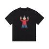 Fashion Trend Short Sleeve Anime Character Printed Pattern T-shirt Round Neck Men Women's Casual Street Wear Popular Fashion