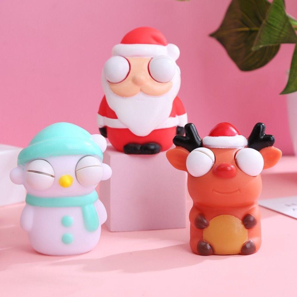 Kids Anti Stress Snowman Christmas Creative Gift Sensory Toys Fidget Toy Squeeze Toys Kids Toys