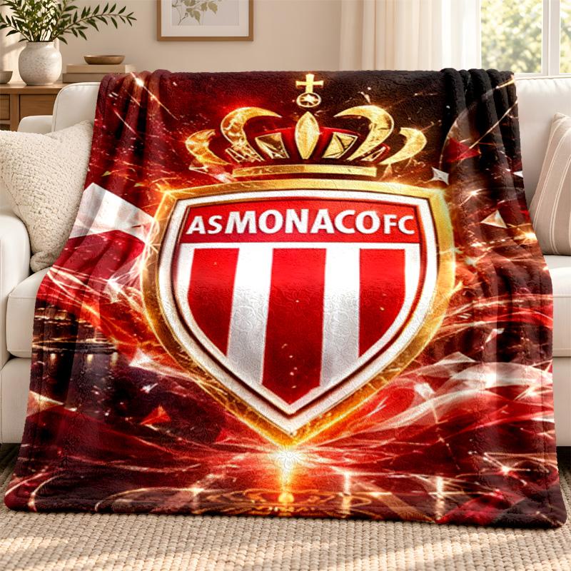 AS Monaco blanket Flannel Blanket Soft Cozy Plush Throw for Sofa Bed Lightweight Home Decoration Outdoor camping
