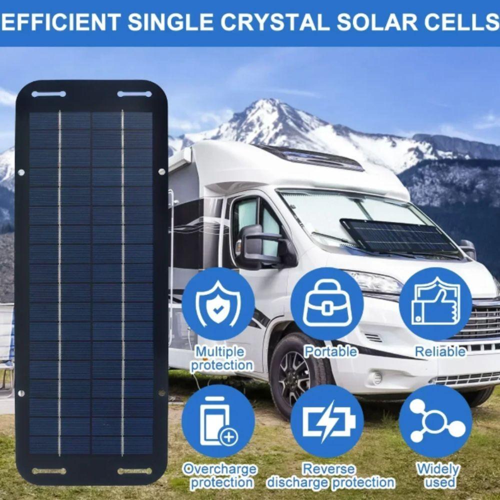 High Efficiency Solar Panel Kit IP65 Waterproof Battery Charger Kit  Car Battery