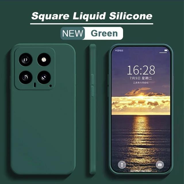 For Xiaomi 14 Case Original Liquid Silicone Full Protection Soft Cover For Xiaomi Mi 14 Mi14 Pro Mi 14Pro Xiaomi14 Phone Cases