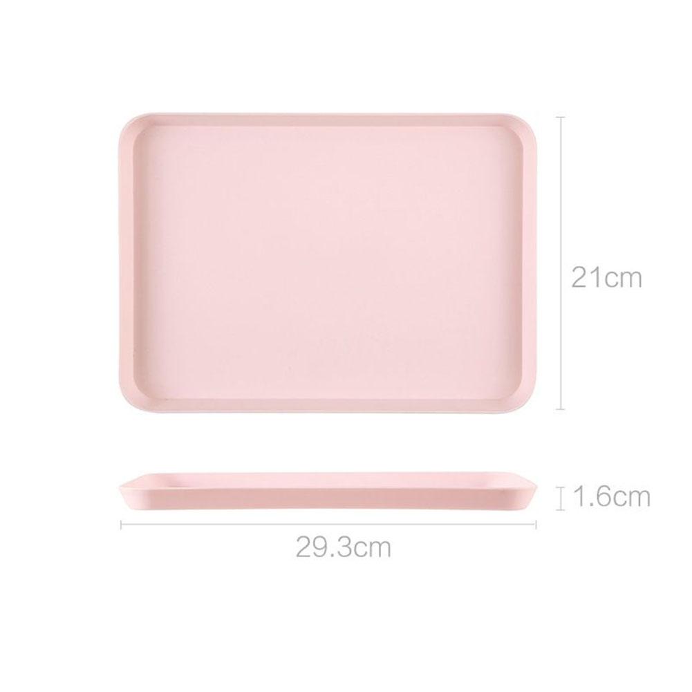 Stable Environmentally Dining Bar Heat-Resistant Trays Flat