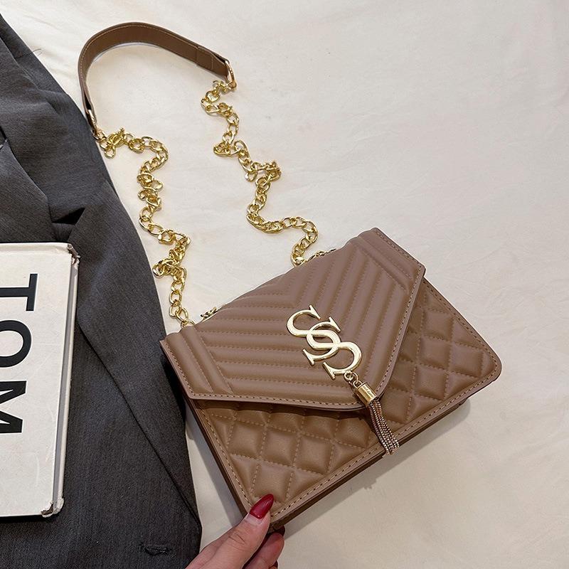 Light Luxury Niche Design Bag Women's Summer Women's Bag Trendy Fashion Leisure Bag Shoulder Small Square Bag Temperament Women's Bag