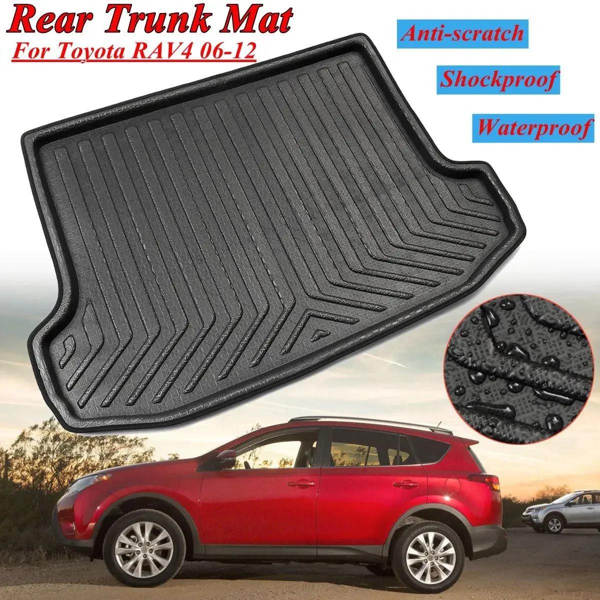 

Для Toyota RAV4 2006 2007 2008 2009 2010 2011 2012 2013-+ Задний поддон багажника Коврик-вкладыш в багажник Ковер на пол Аксессуары 2006 to 2012
