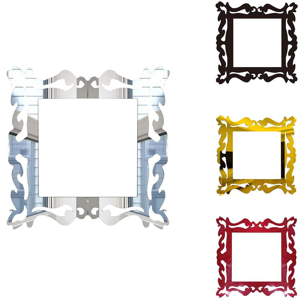 Autocollant décoratif en acrylique pour interrupteur, prise, panneau lumineux, salon, chambre à coucher - Doré