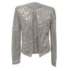 Women's Cardigan Long Sleeve Shiny Sequin Coat Open Front Casual Female Jacketc