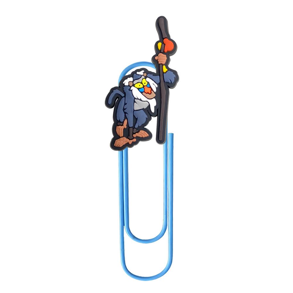 Colorful Lion King Cartoon Paperclip Bookmark for DIY & Office