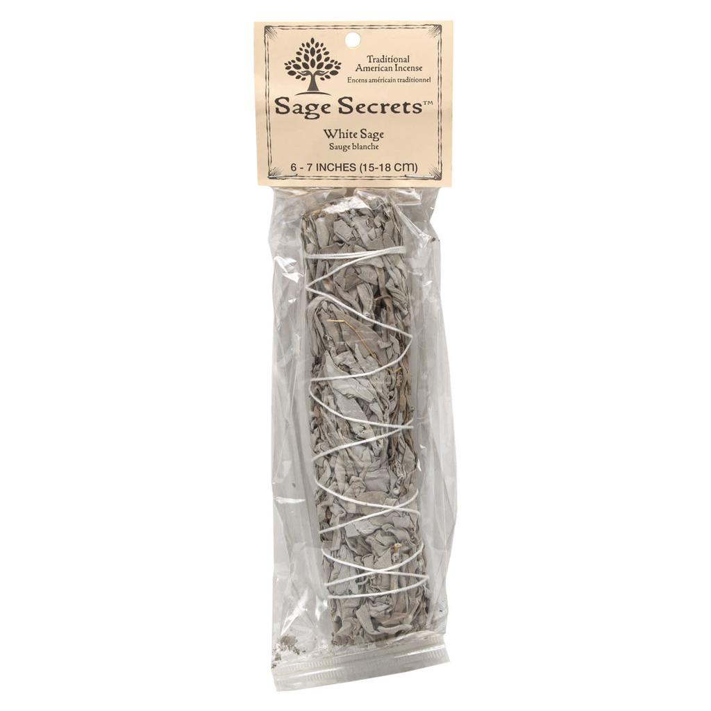 Sage Spirit, native American incense, white sage, medium (6-7 inches), 1 smudge stick