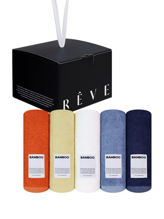 Songwol Towel Sunrise Bamboo Fabric Towel 250g 5-Piece Revset ivory