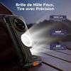 Telephone Portable Incassable DOOGEE Fire 5 Ultra 32Go+256Go 6.6" 13000mAh Smartphone Robuste Android 15 48MP Double SIM/NFC Orange