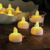 White Floating Candles LED Water Candles Floating Tea Lights 12 Pieces Water Activated Flickering Waterproof Tea Lights Table